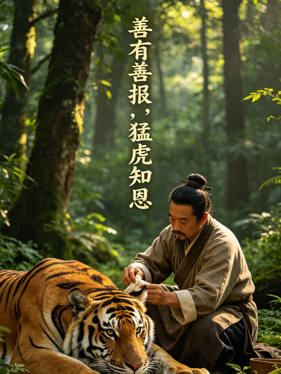 善有善报，猛虎知恩