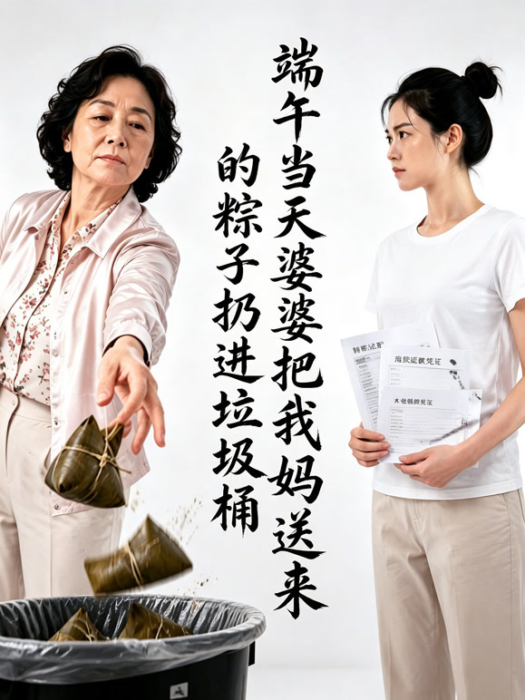 端午当天婆婆把我妈送来的粽子扔进垃圾桶