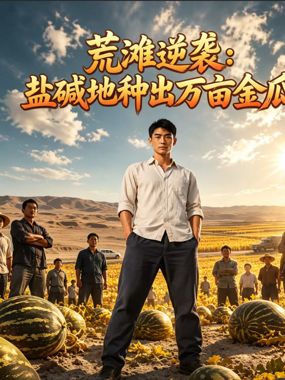 荒滩逆袭：盐碱地种出万亩金瓜