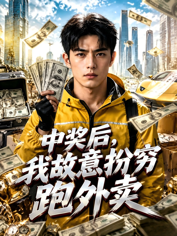 中奖后，我故意扮穷跑外卖