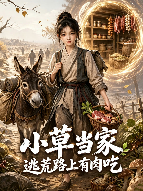 小草当家逃荒路上有肉吃