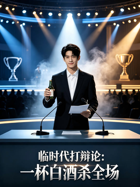 临时代打辩论：一杯白酒杀全场