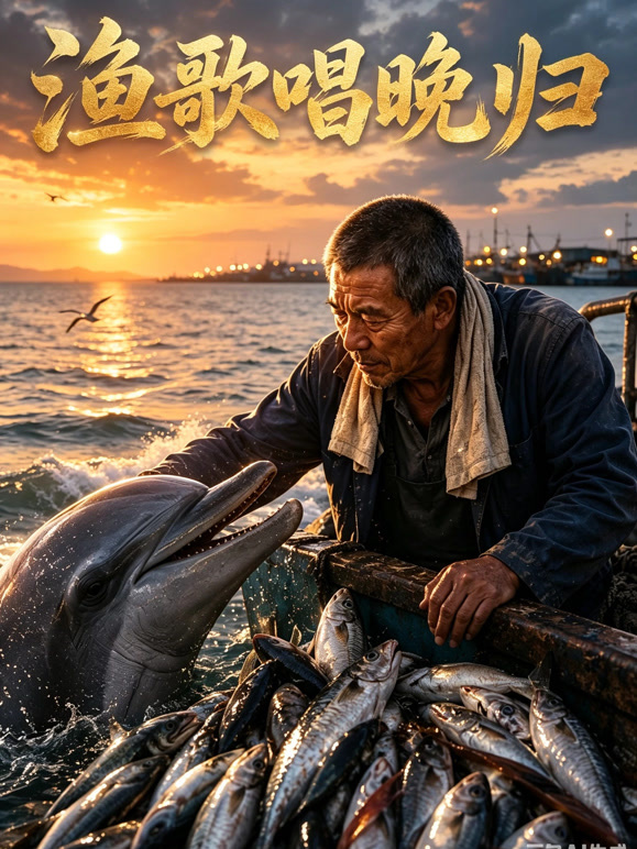 渔歌唱晚归