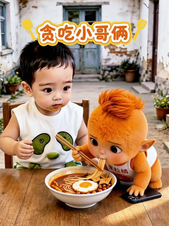 贪吃小哥俩