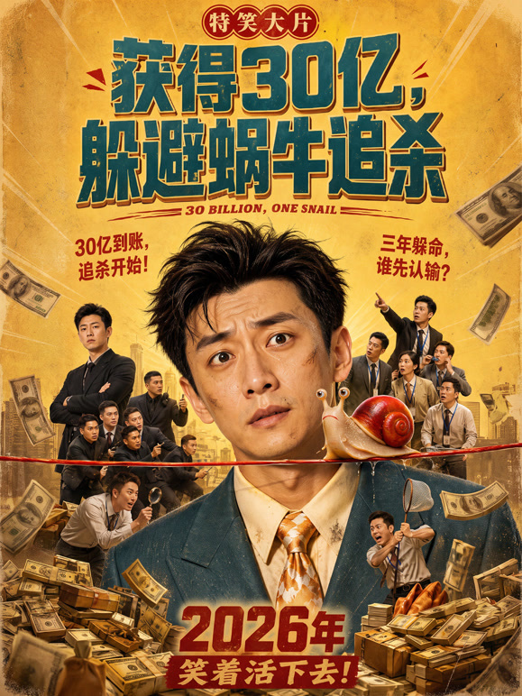 获得30亿，躲避蜗牛追杀