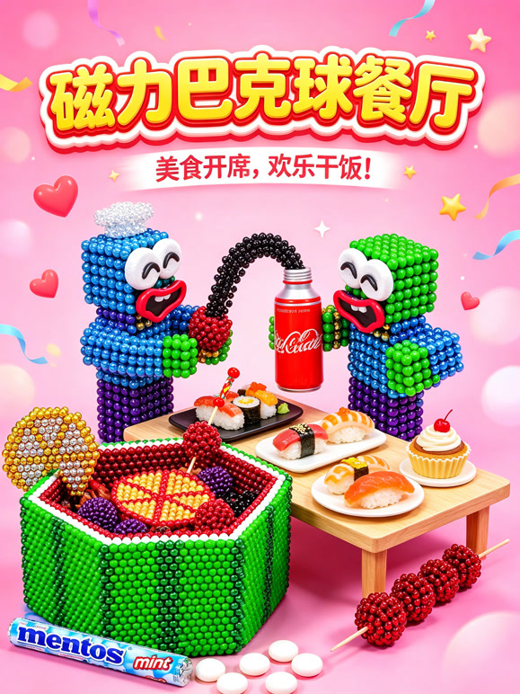 磁力巴克球餐厅