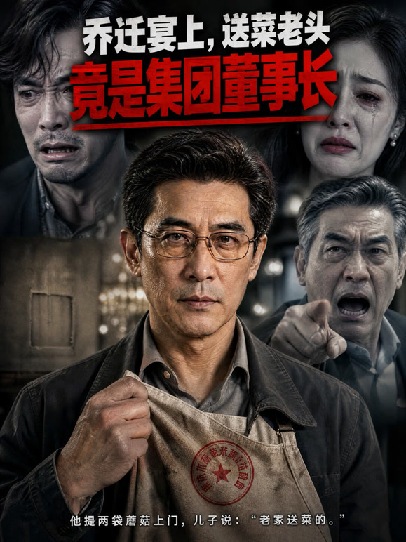 乔迁宴上，送菜老头竟是集团董事长