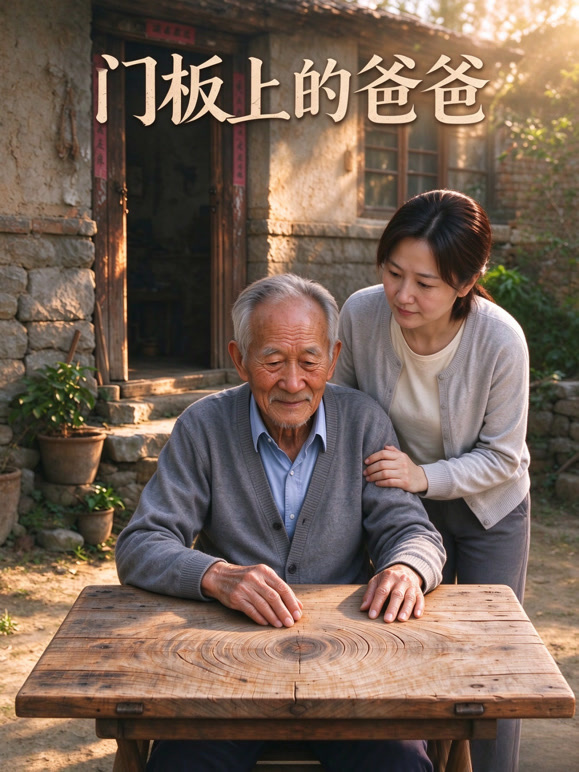 门板上的爸爸