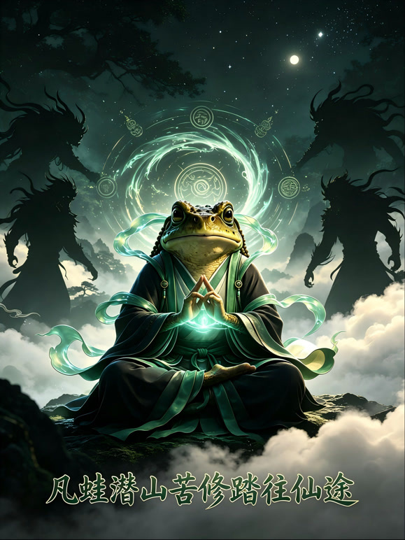 凡蛙潜山苦修踏往仙途