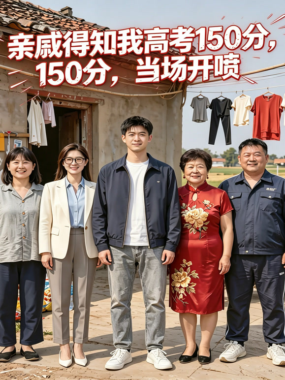 亲戚得知我高考150分，当场开喷