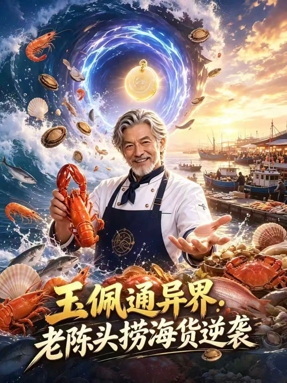 玉佩通异界，老陈头捞海货逆袭