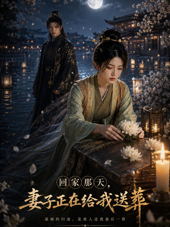 回家那天，妻子正在给我送葬