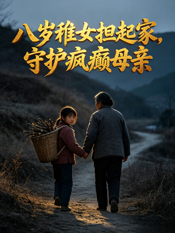 八岁稚女担起家，守护疯癫母亲
