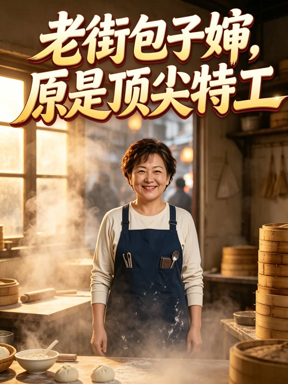 老街包子婶，原是顶尖特工