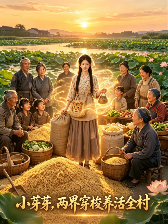 小芽芽，两界穿梭养活全村