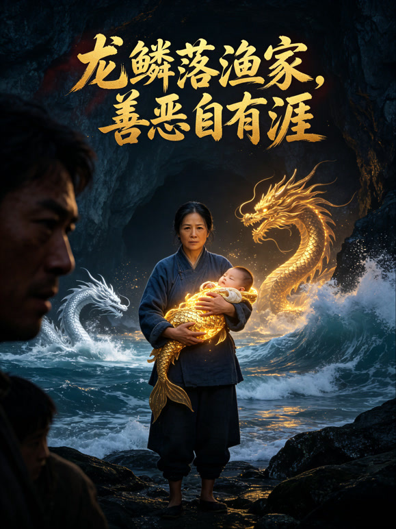 龙鳞落渔家，善恶自有涯