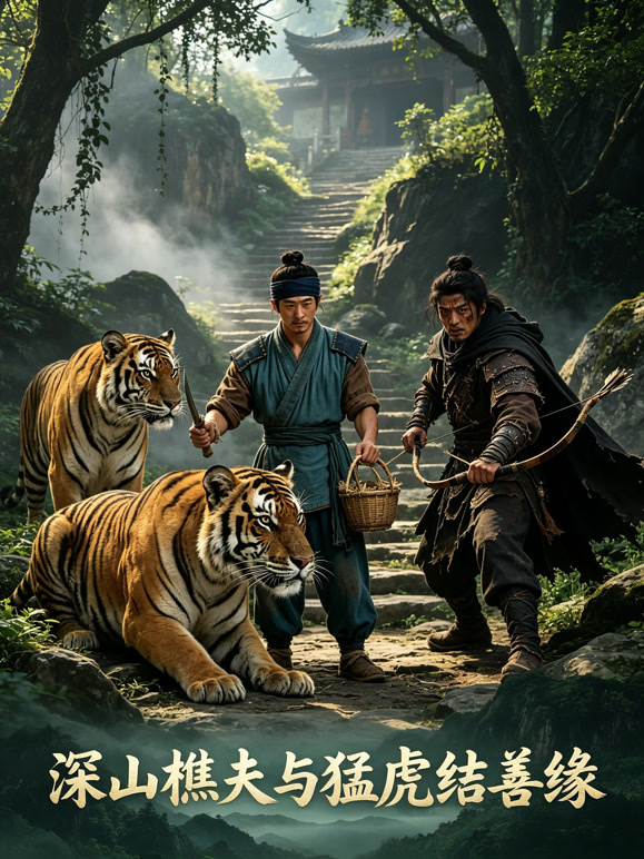 深山樵夫与猛虎结善缘