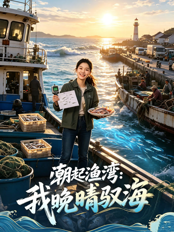 潮起渔湾：晚晴驭海