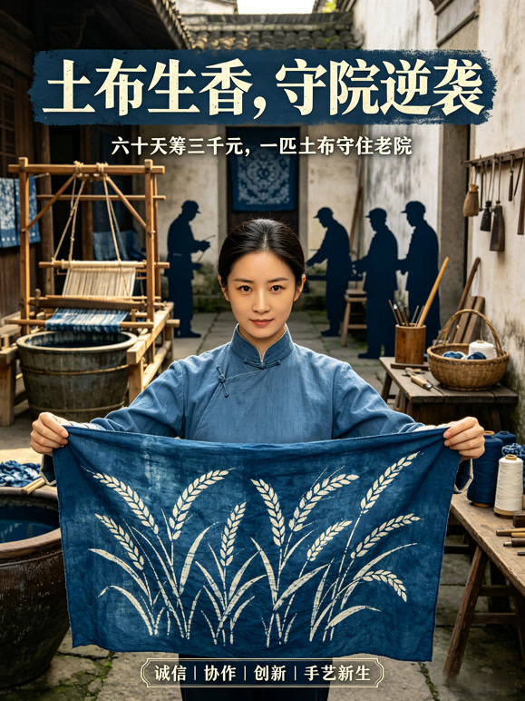 土布生香，守院逆袭
