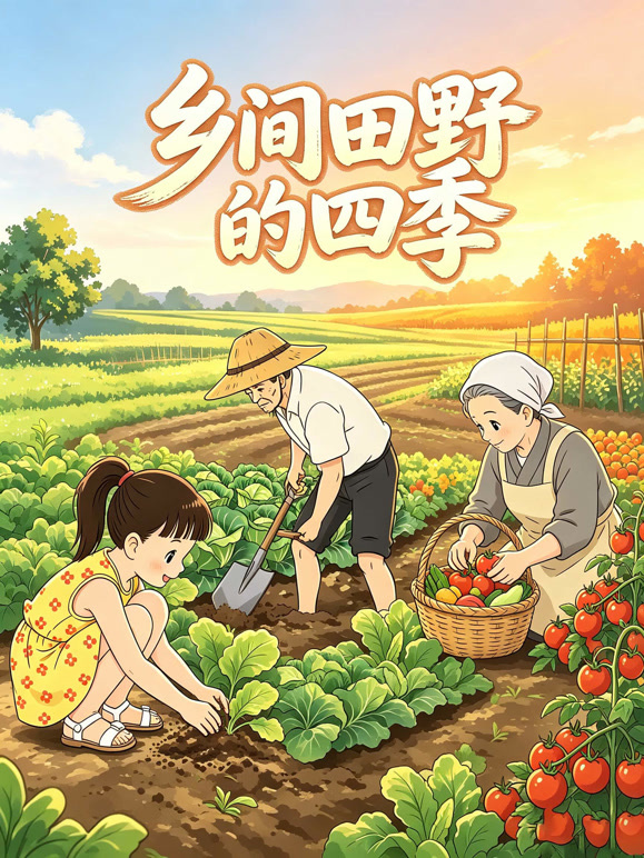 乡间田野的四季