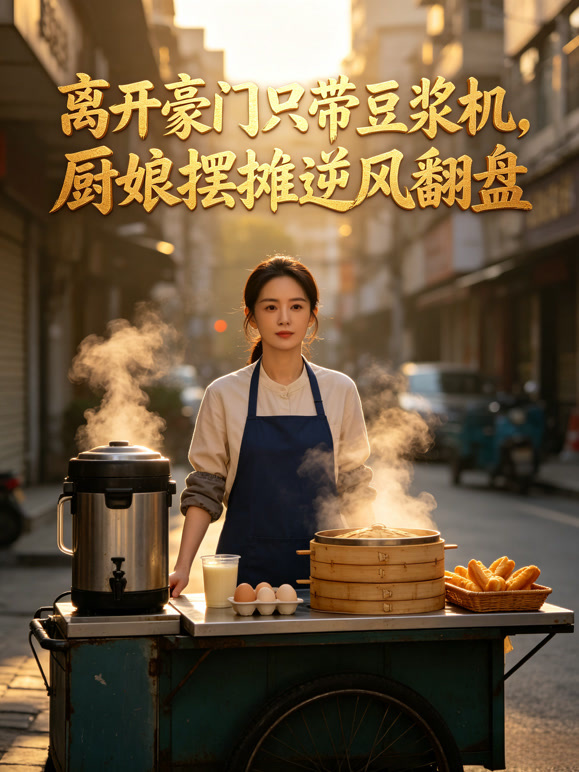 离开豪门只带豆浆机，厨娘摆摊逆风翻盘