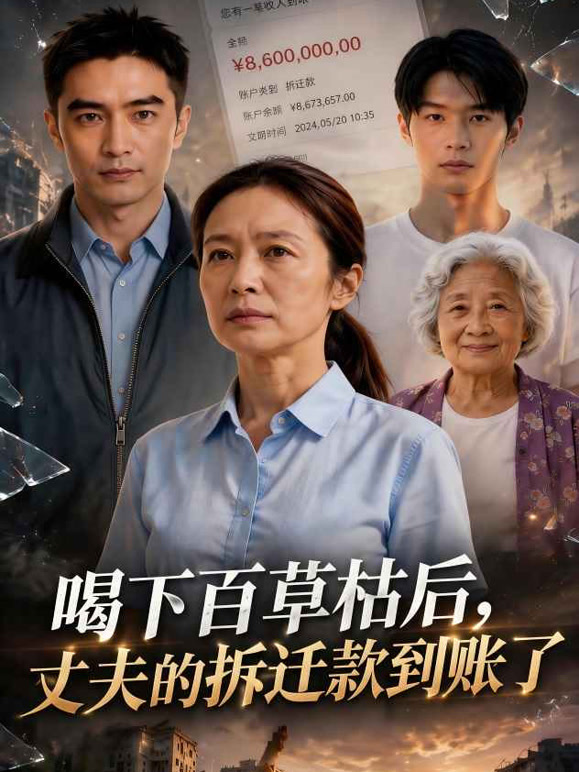 喝下百草枯后，丈夫的拆迁款到账了