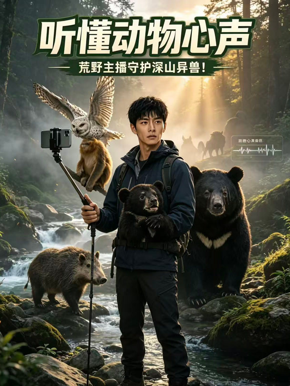 听懂动物心声，荒野主播守护深山异兽