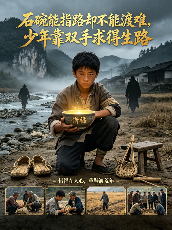 石碗能指路却不能渡难，少年靠双手求得生路