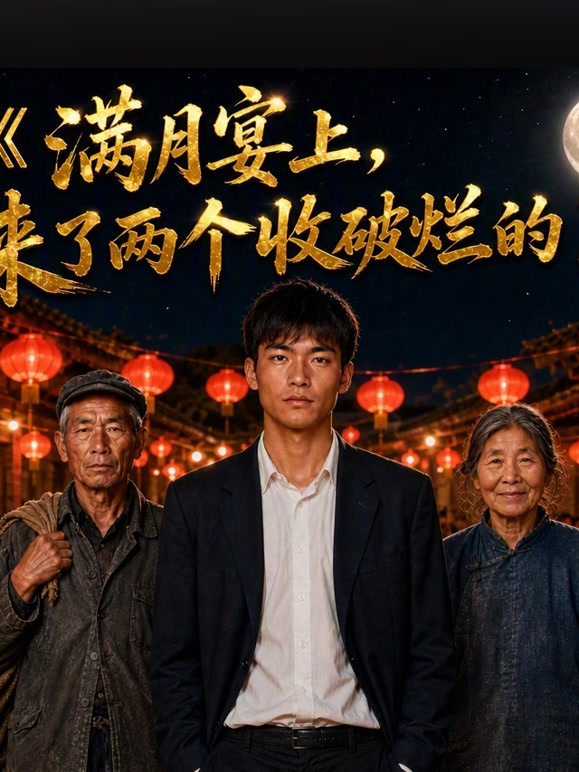 满月宴上，来了两个收破烂的