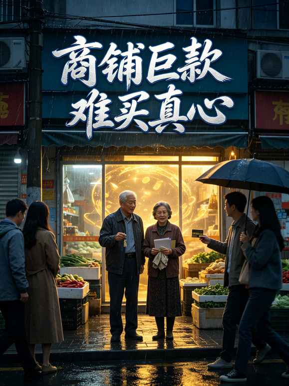 商铺巨款难买真心