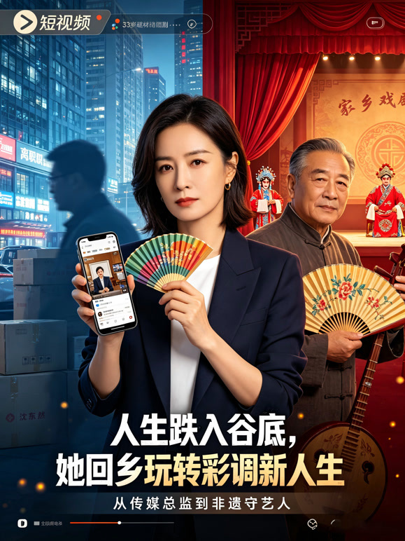 人生跌入谷底，她回乡玩转彩调新人生