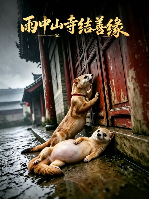 雨中山寺结善缘