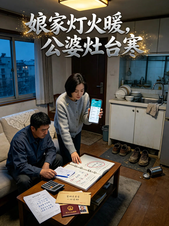 娘家灯火暖，公婆灶台寒