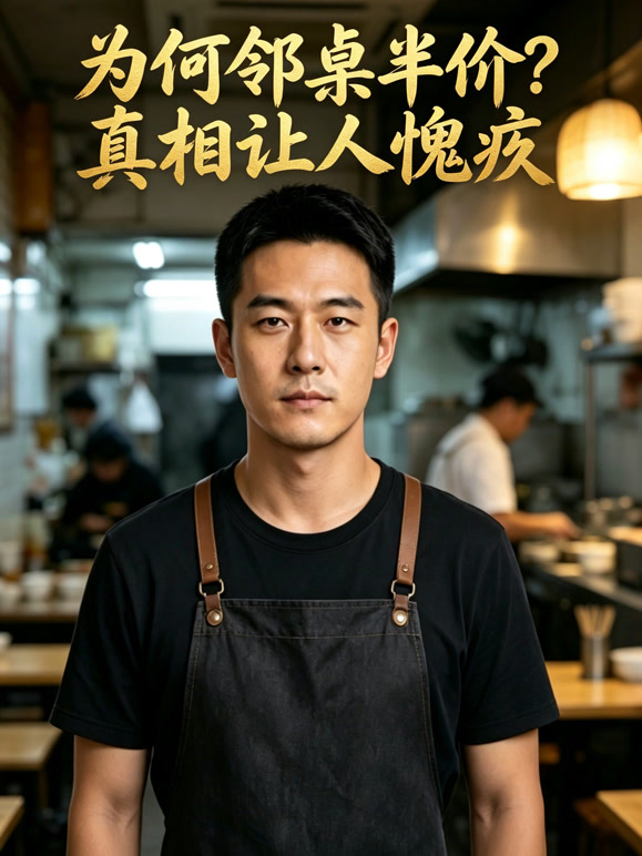 为何邻桌半价？真相让人愧疚。