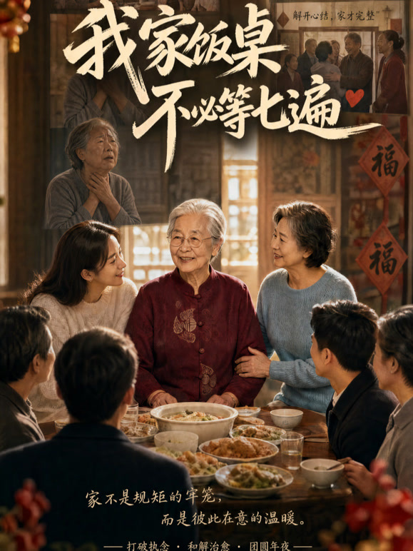 我家饭桌不必等七遍