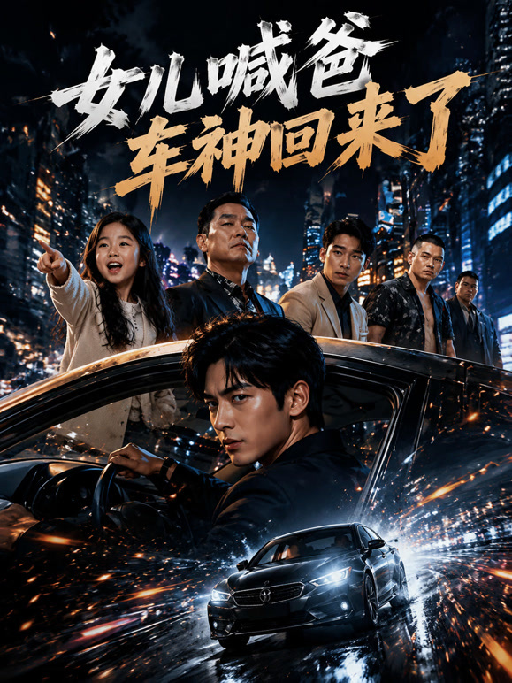 女儿喊爸车神回来了