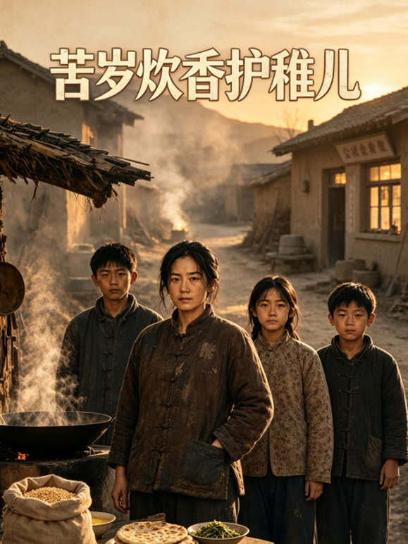 苦岁炊香护稚儿
