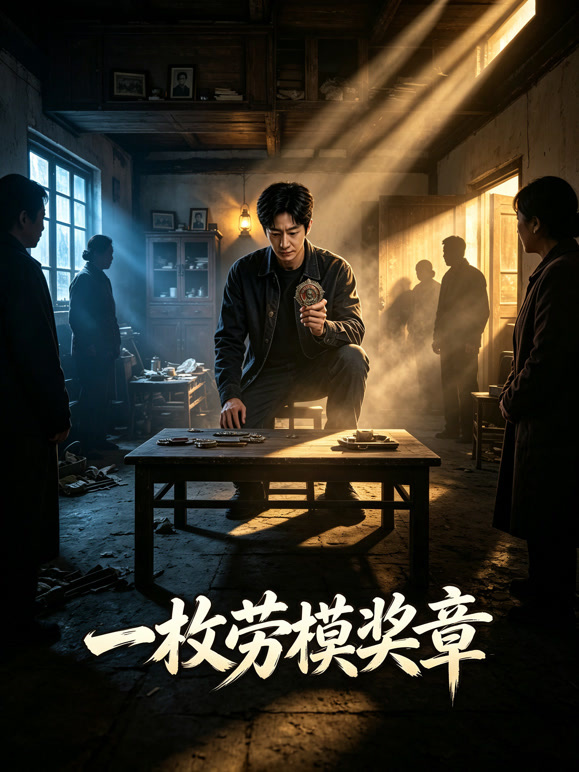 一枚劳模奖章