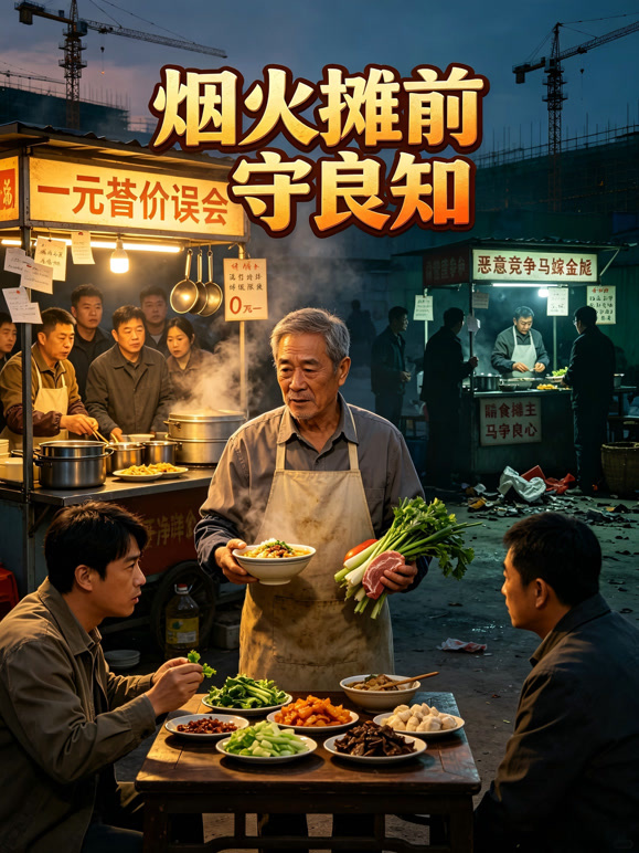 烟火摊前守良知.