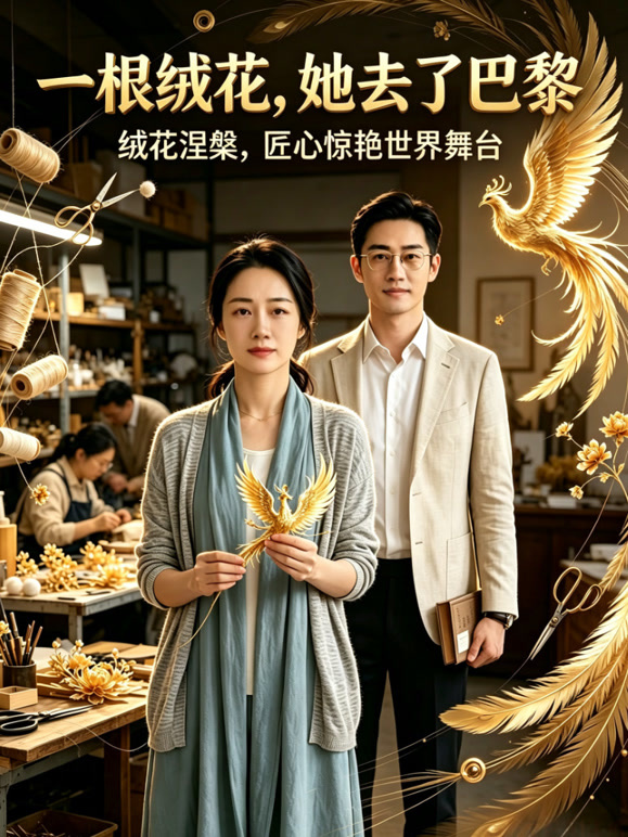 一根绒花，她去了巴黎