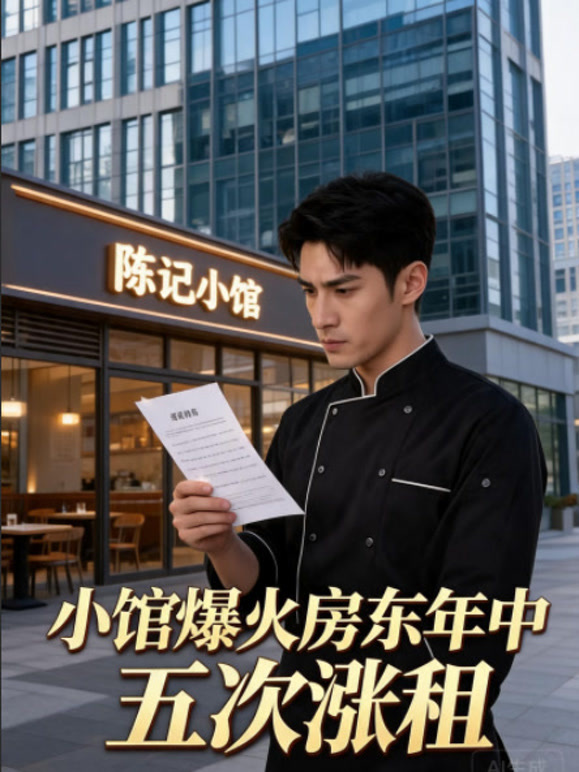 小馆爆火房东年中五次涨租