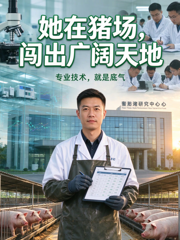 她在猪场，闯出广阔天地